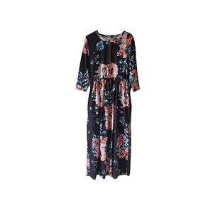 Girls Bohemian Floral Dress